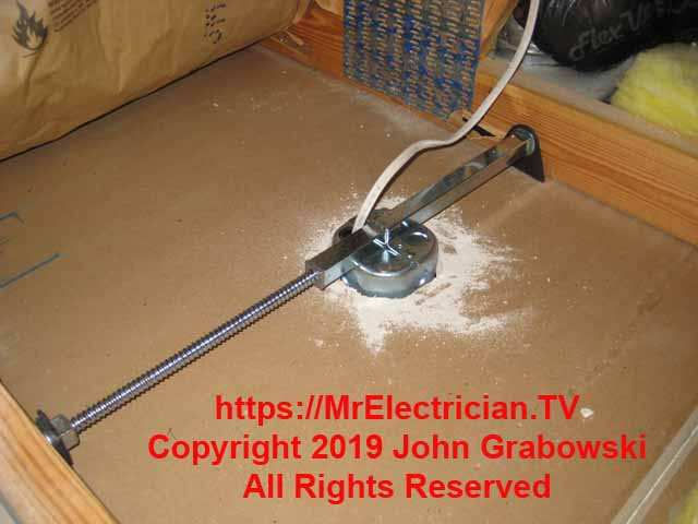 Repair Or Replace A Ceiling Electrical Box Mr Electrician