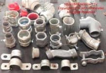 Half inch electrical conduit fittings for EMT, rigid, flexible conduit, and sealtight