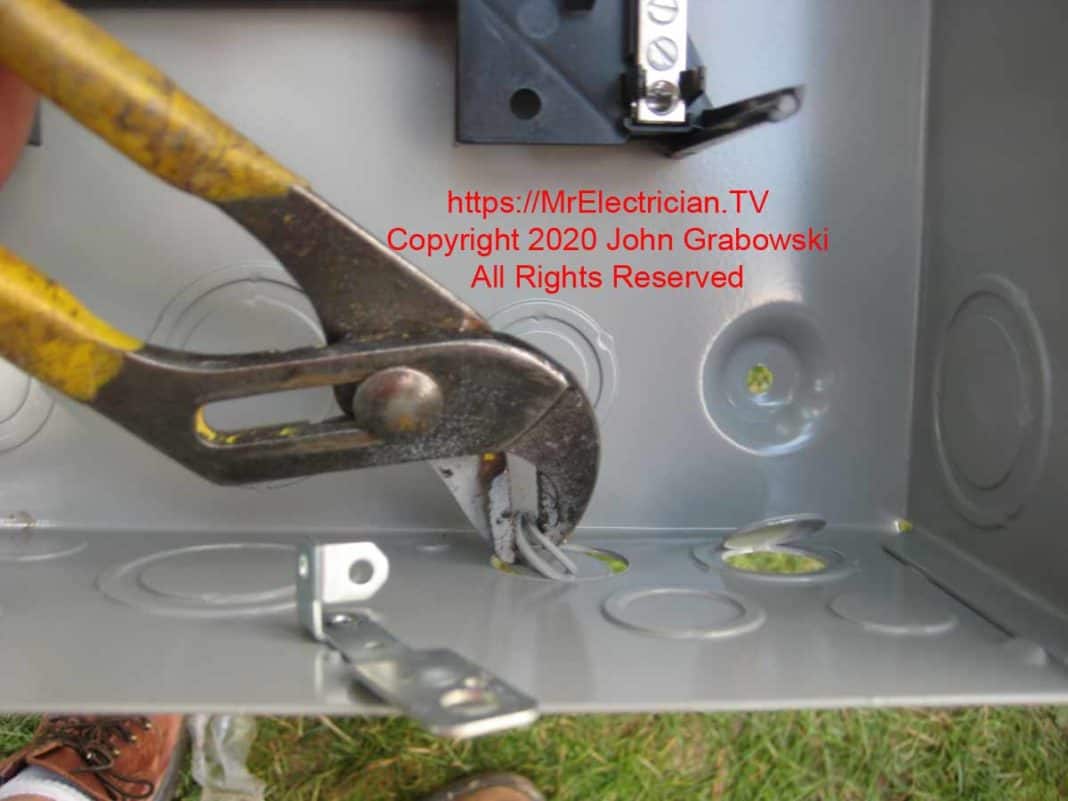 Remove Concentric Knockouts