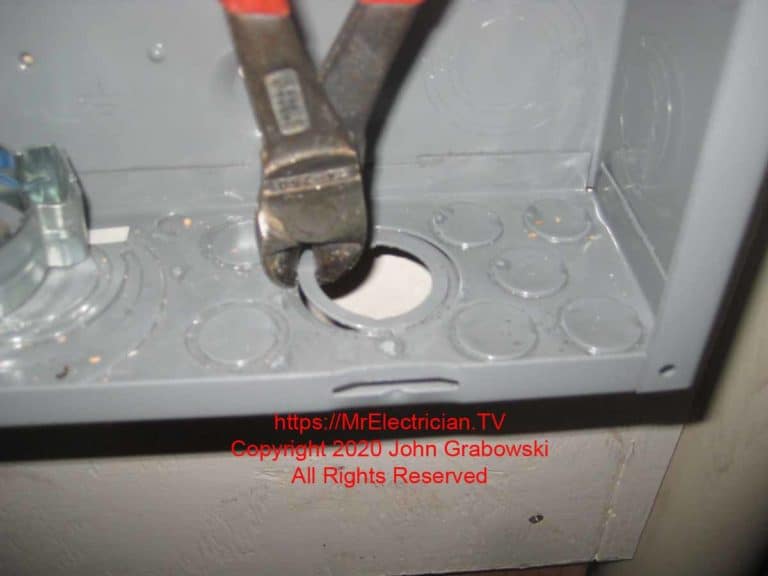 Remove Concentric Knockouts