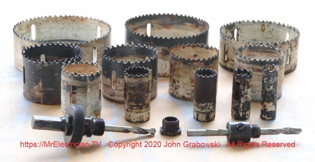 Conduit Hole Saw Sizes