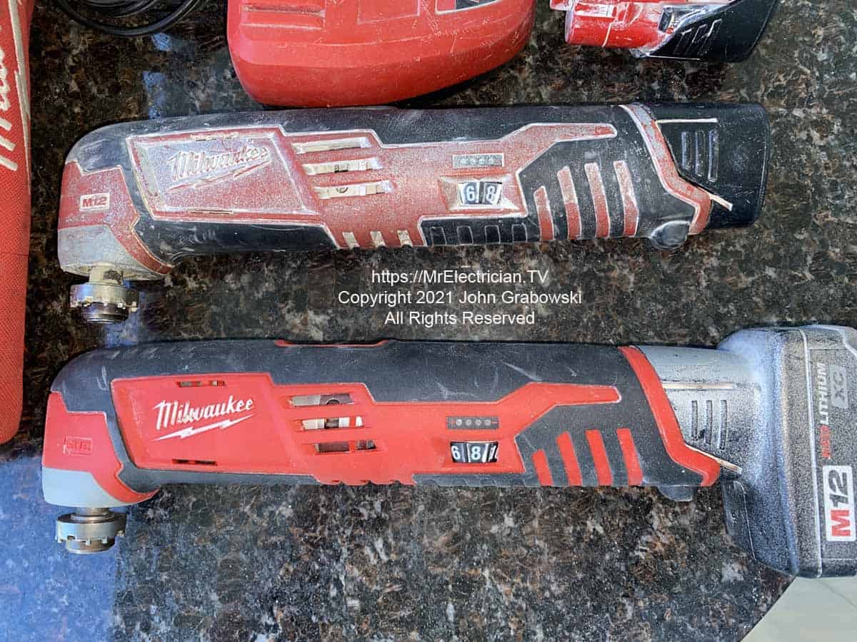 Two Milwaukee Oscillating Multi-Tools. CLICK HERE to see more models on Amazon