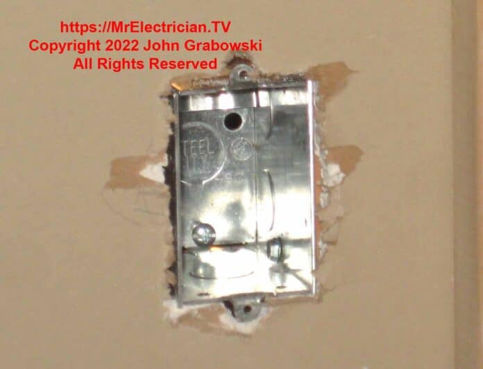 Install An Electrical Box Mr. Electrician