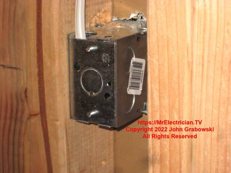 Install An Electrical Box Mr. Electrician