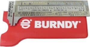 A Burndy Wire Mike is a handy electrician's tool for measuring the thickness of wire and other metals.