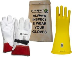 An important electrician's safety tool is electrically insulated gloves.