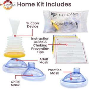 The photo depicts a LifeVac Choking Rescue Device designed to assist with clearing the airway of a child or adult choking victim. Users of this device should also be knowledgeable of other airway-clearing methods, such as the Heimlich Maneuver. CLICK THE IMAGE to see it on Amazon.